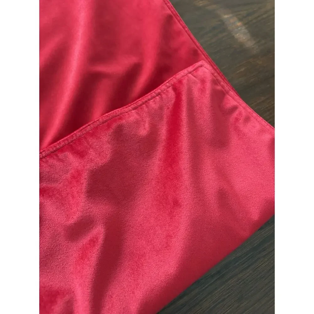 Red Velvet Table Runner 71”x13” Double sided